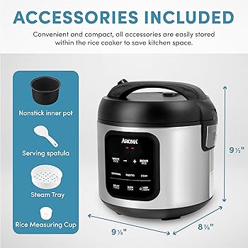 【新品】アメリカ家電　AROMA　Rice Cooker（多機能炊飯器） アロマ Aroma 多機能炊飯器 デジタル炊飯器 食品スチーマー Rice